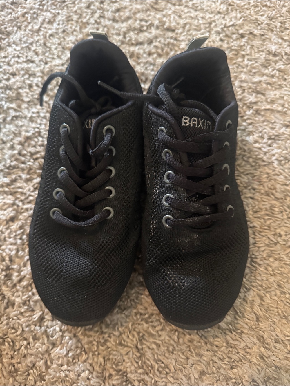 Black Kids' Lightweight Sneakers